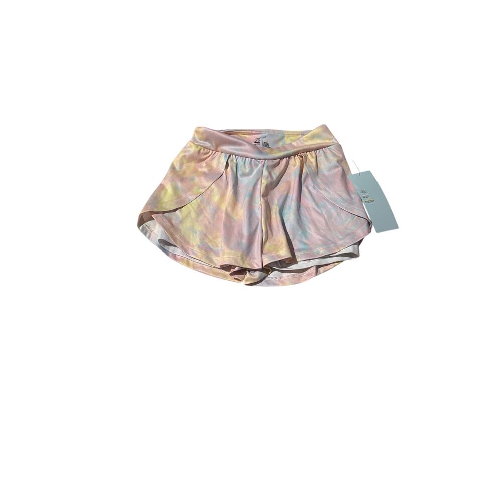 Zelle 5 pastel swirl active running short with compression under short nwt